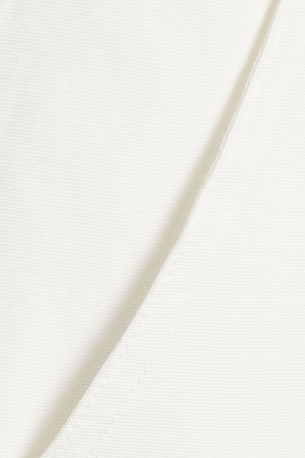 LEE MATHEWS Frankie cropped cotton-blend canvas wide-leg pants
