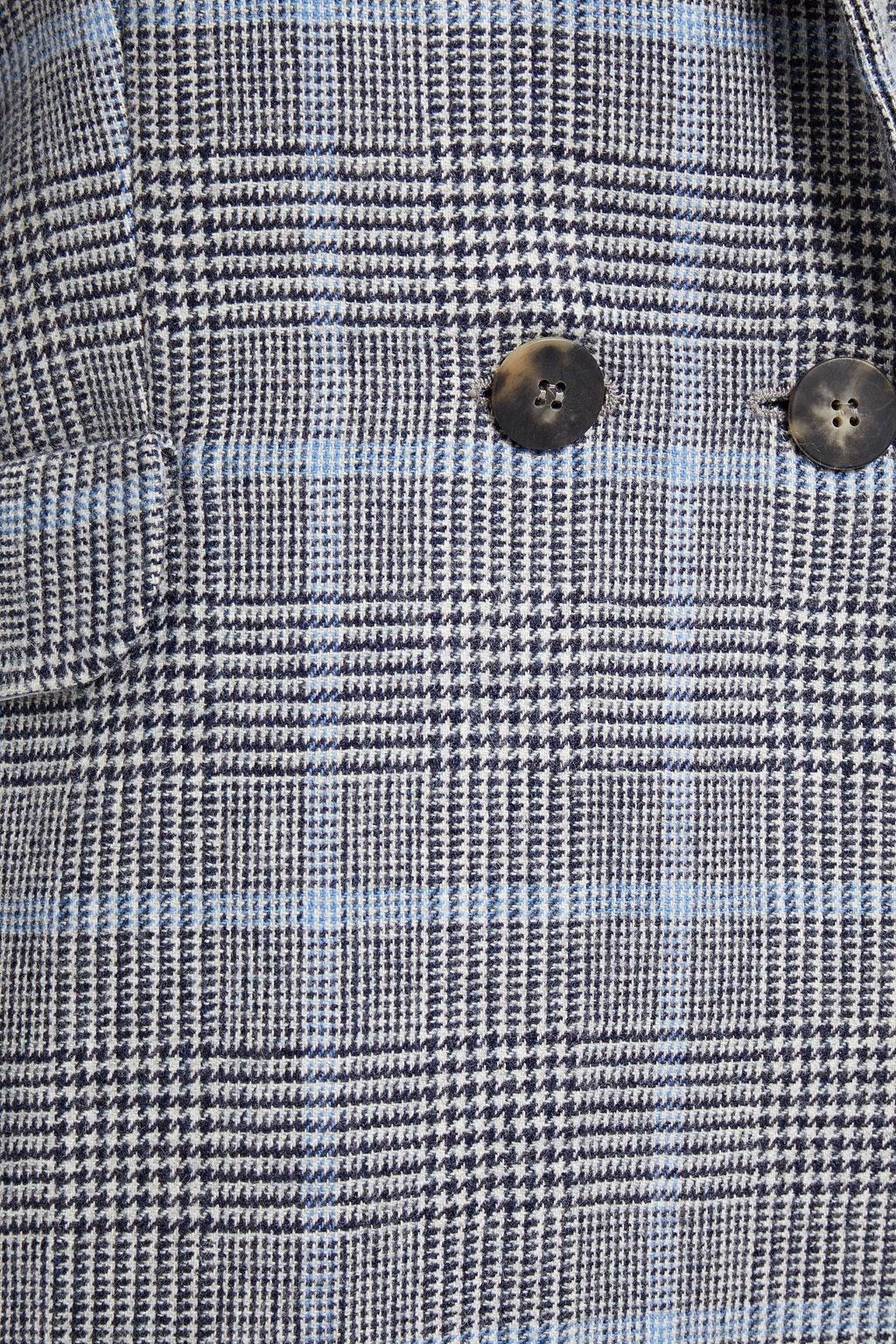 YOOX NET-A-PORTER FOR THE PRINCE'S FOUNDATION Double-breasted checked cashmere blazer