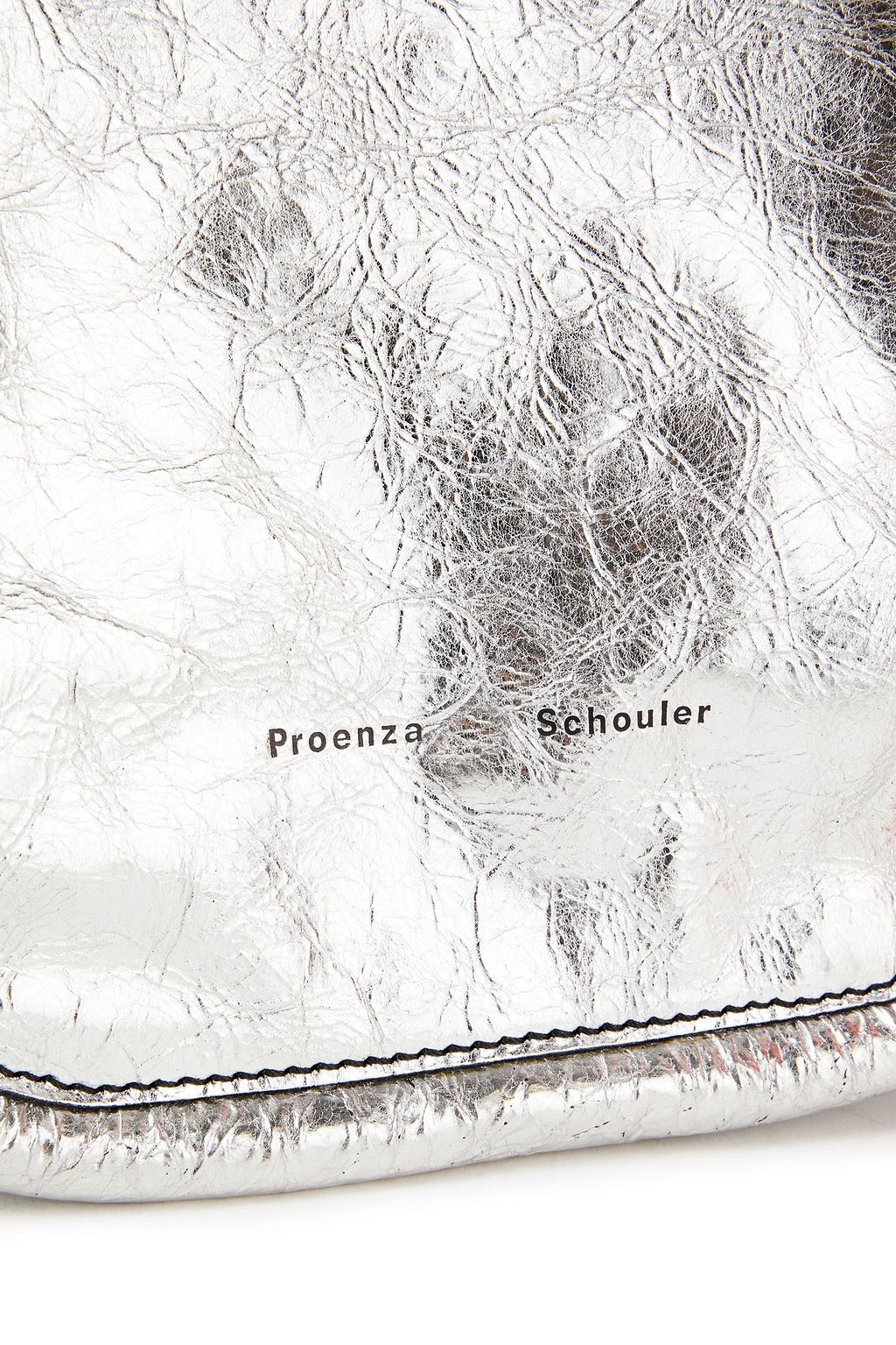 PROENZA SCHOULER Metallic cracked-leather tote