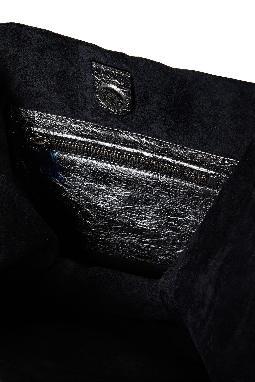 PROENZA SCHOULER Metallic cracked-leather tote