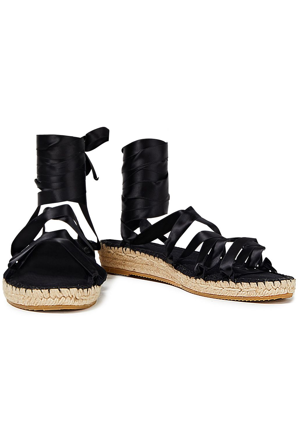 ALIGHIERI Teardrop Necklace embellished satin espadrilles