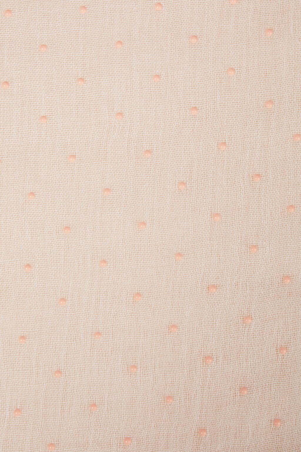LORO PIANA Appliquéd cashmere and silk-blend scarf