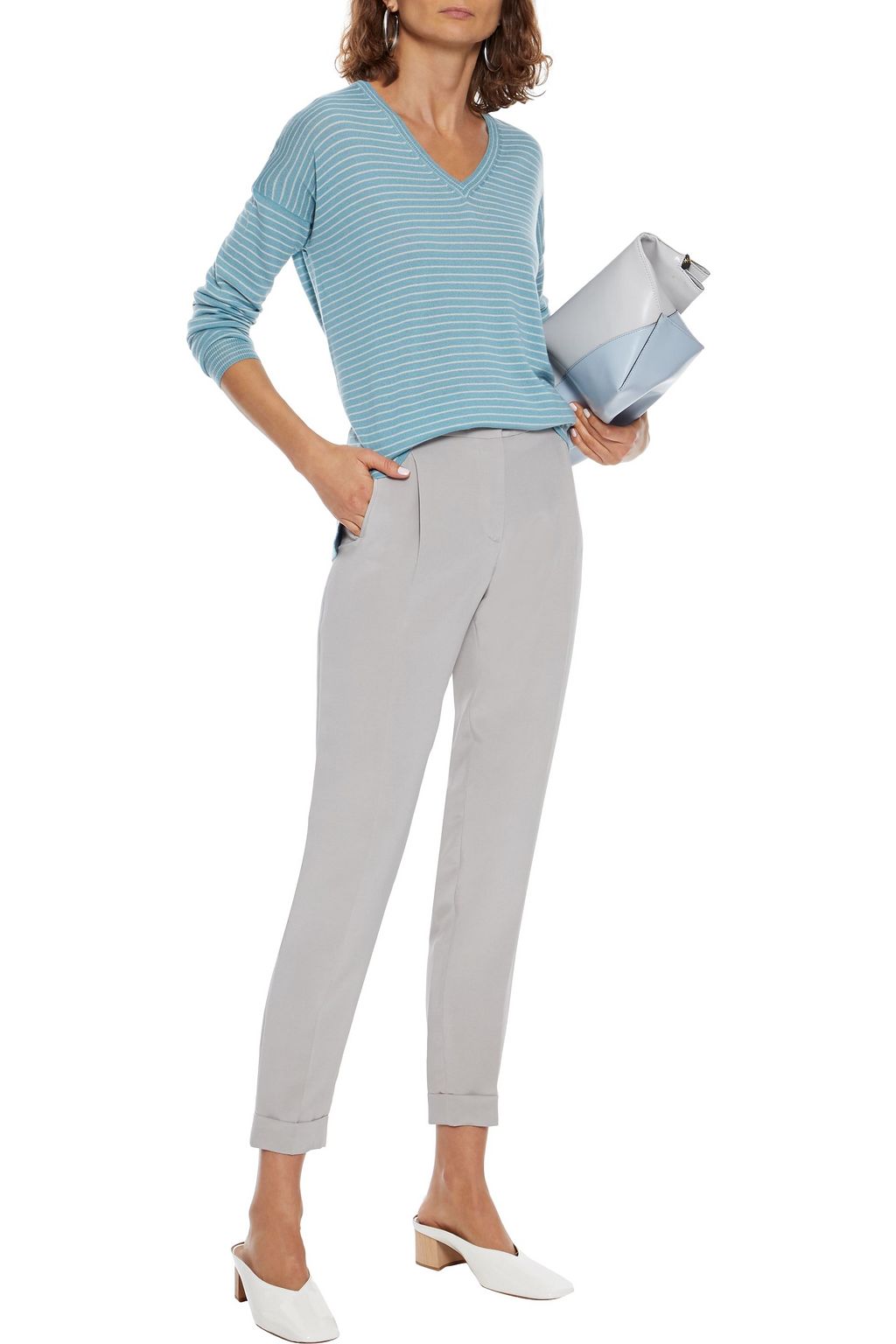 LORO PIANA Striped cashmere sweater