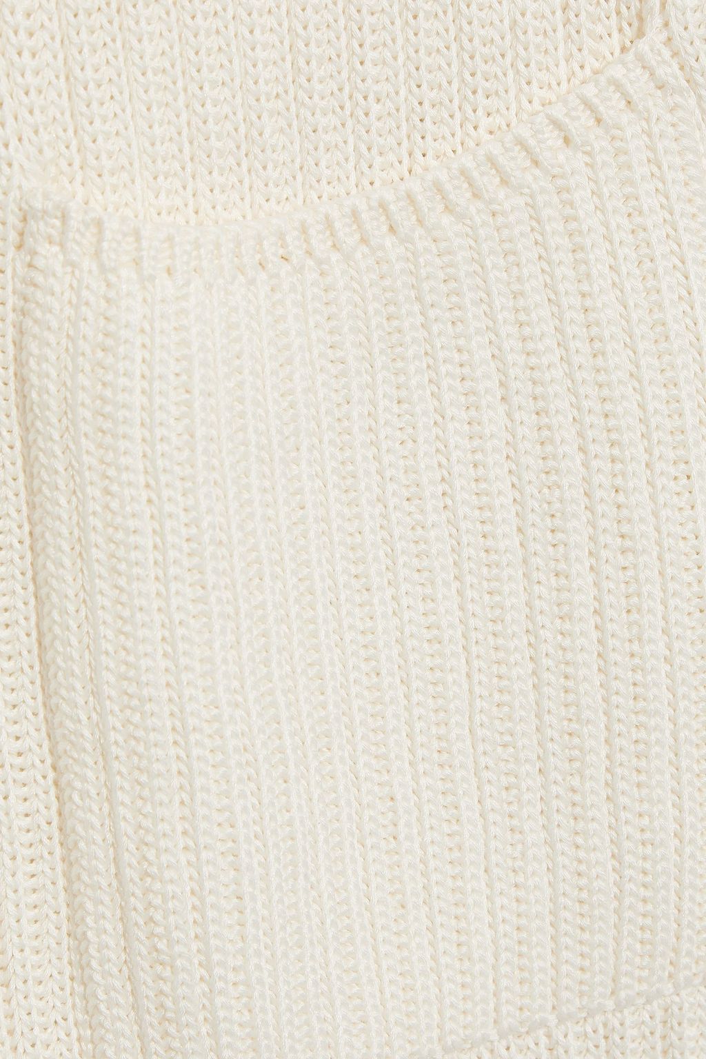 LORO PIANA Porto Levante ribbed silk and cotton-blend cardigan