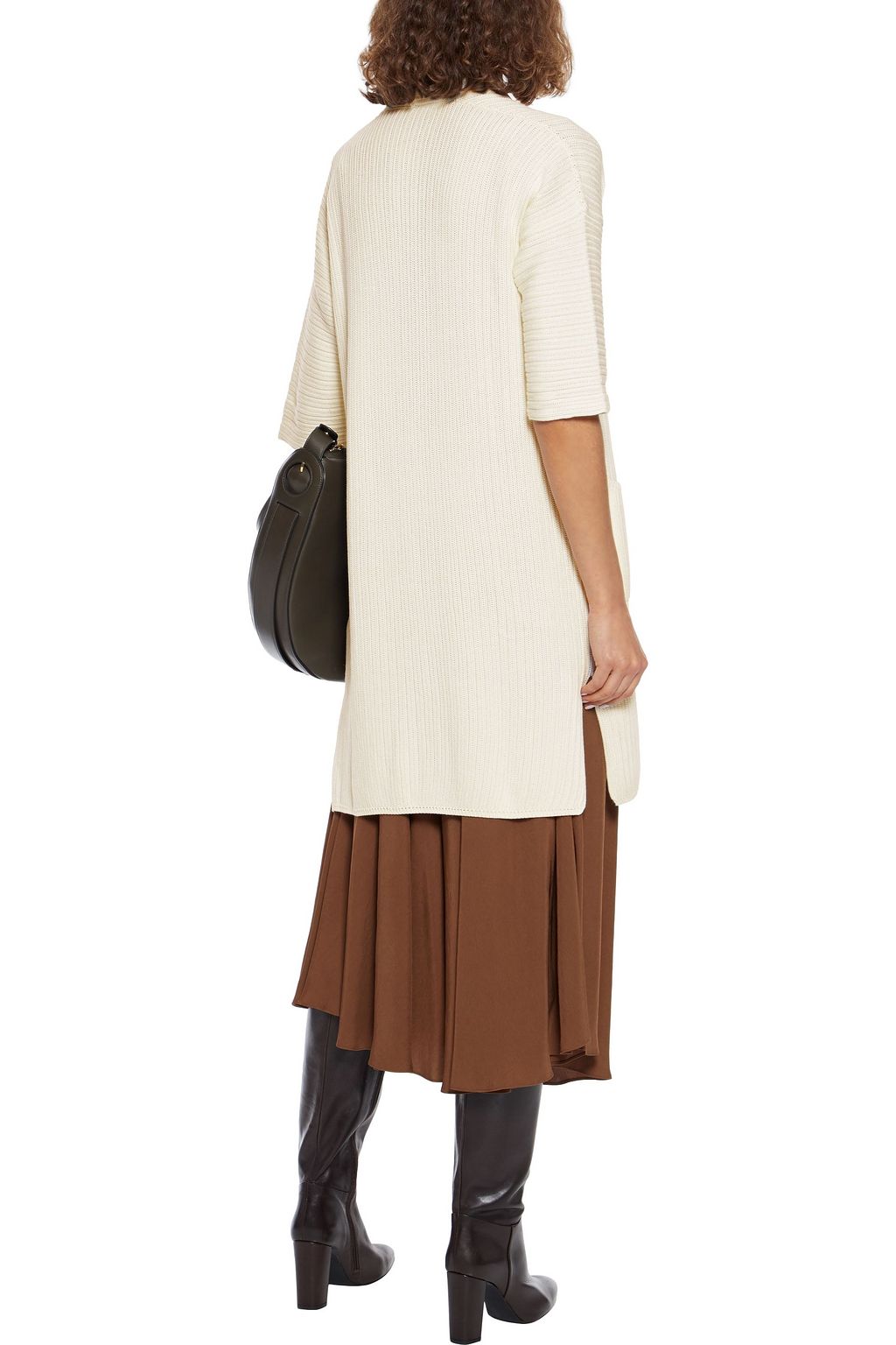 LORO PIANA Porto Levante ribbed silk and cotton-blend cardigan