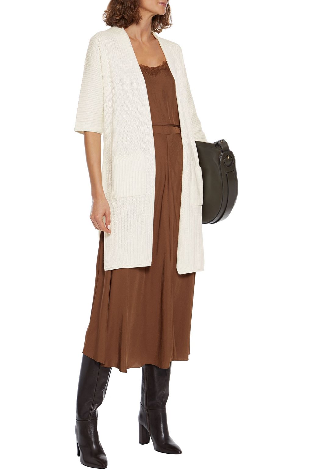 LORO PIANA Porto Levante ribbed silk and cotton-blend cardigan