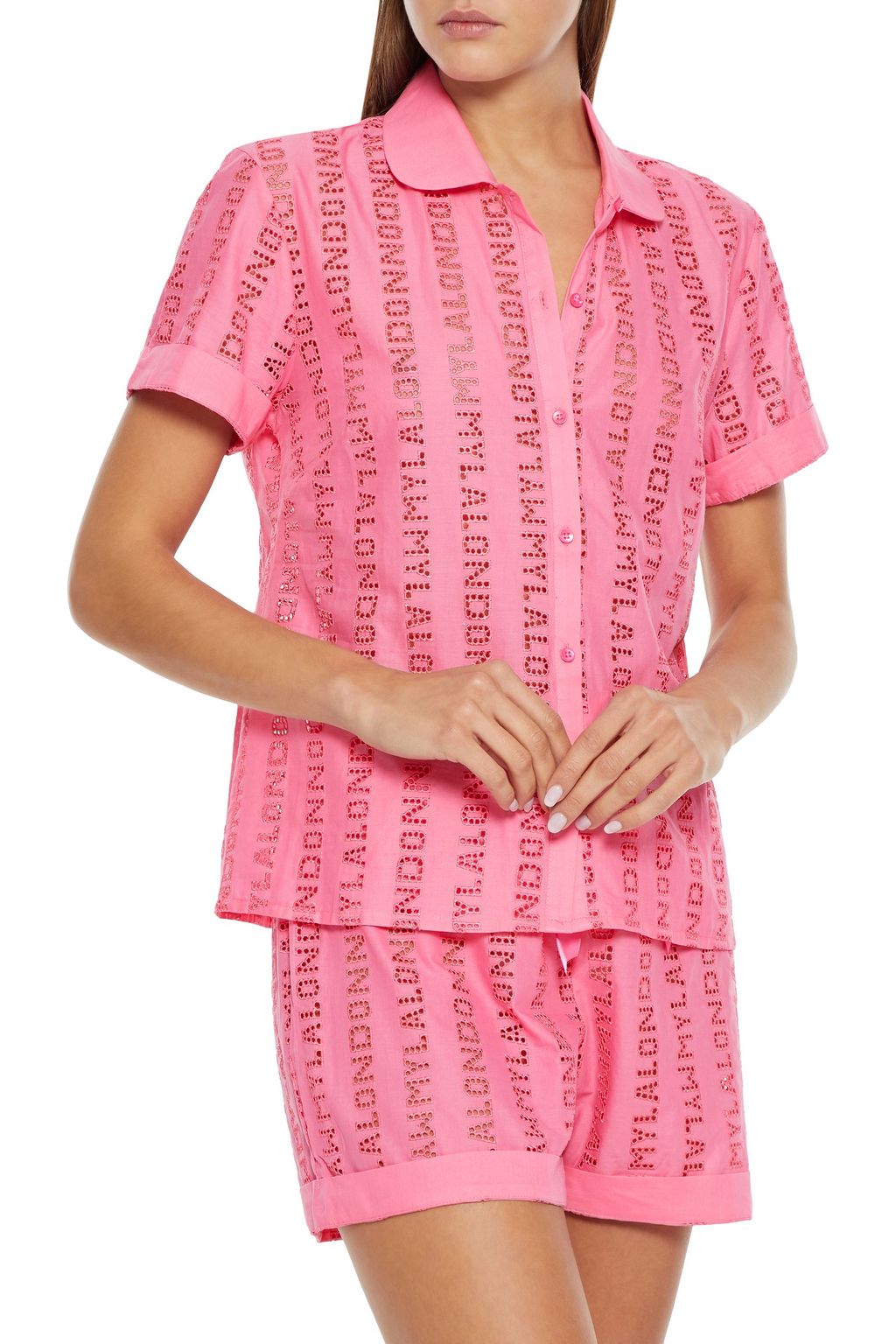 MYLA Brook Street broderie anglaise voile pajama shorts