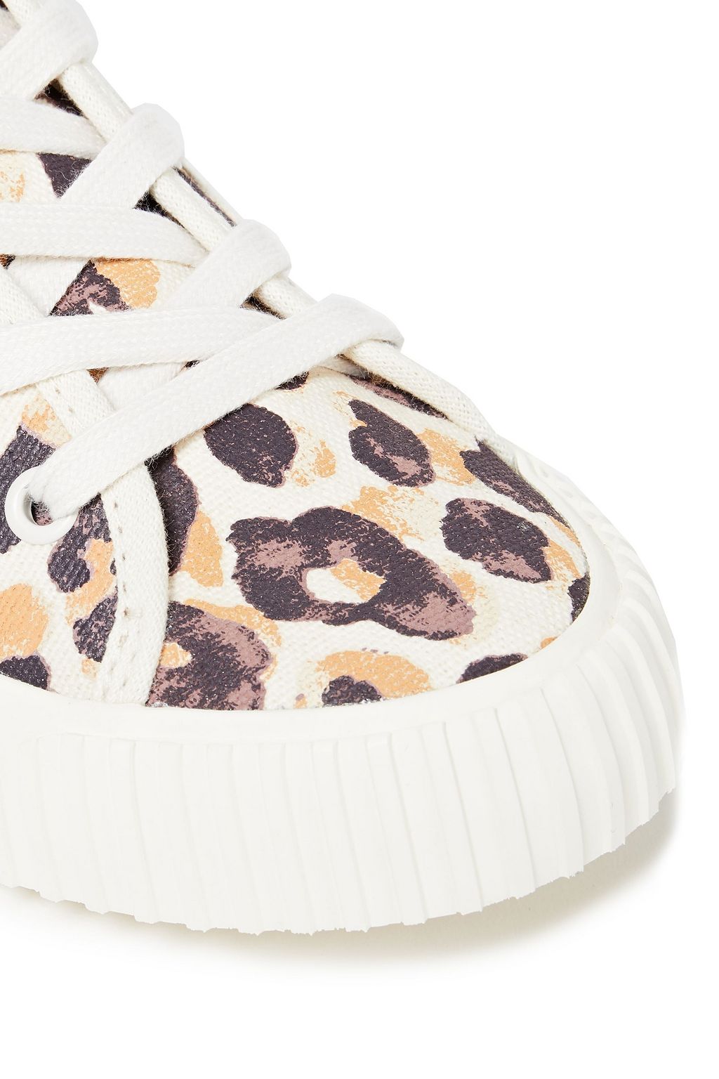 printed canvas sneakers
