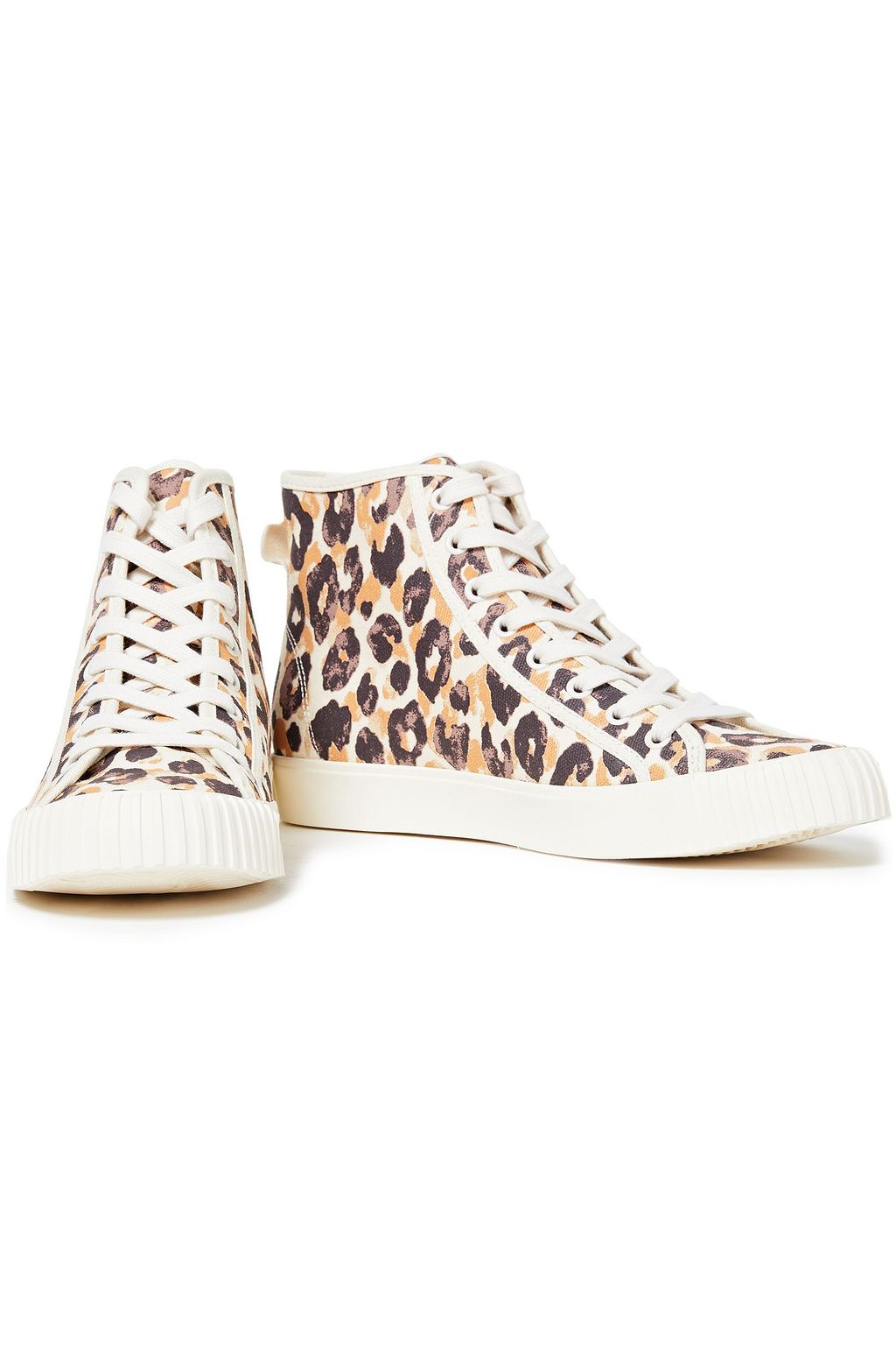 printed canvas sneakers