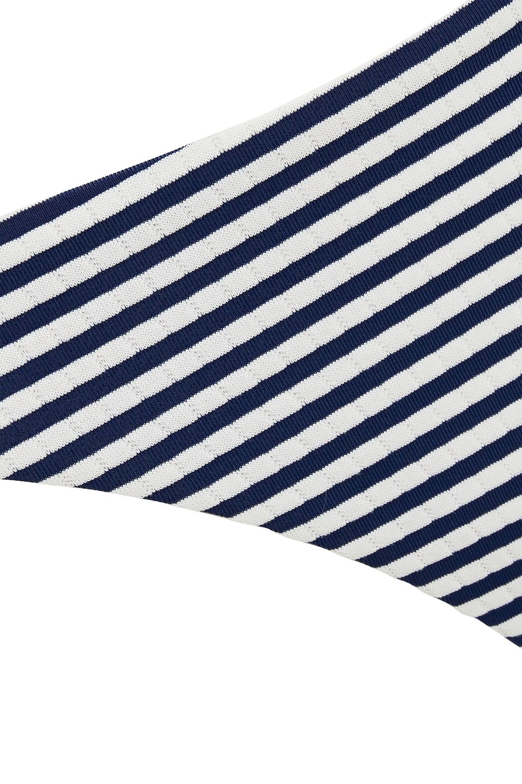 MELISSA ODABASH Barcelona striped stretch-piqué low-rise bikini briefs