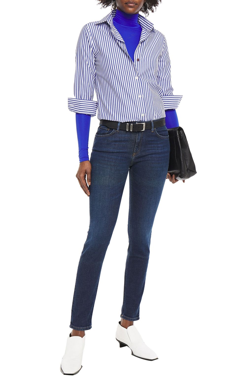 ACNE STUDIOS Climb cropped mid-rise skinny jeans