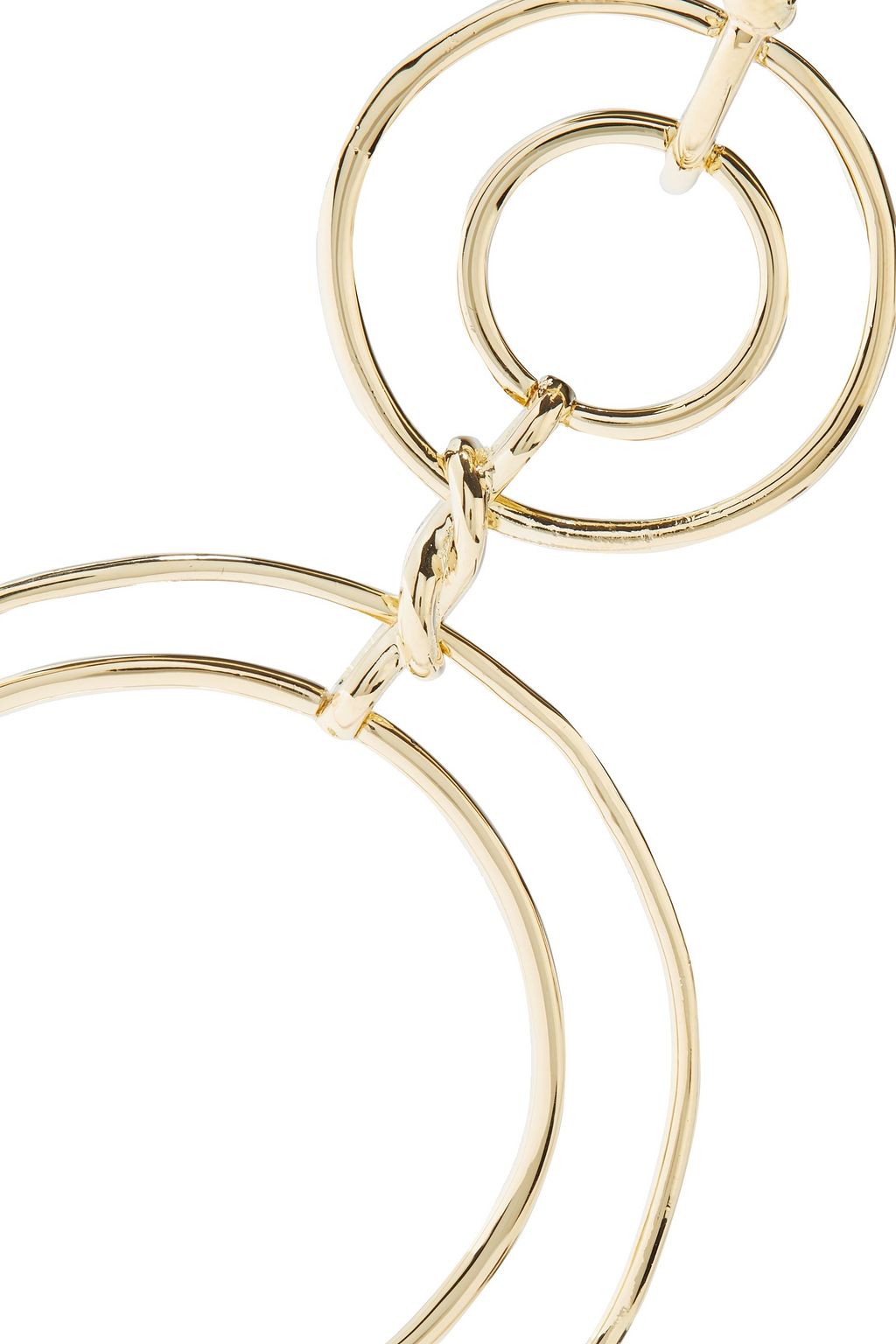 NOIR JEWELRY 14-karat gold-plated earrings
