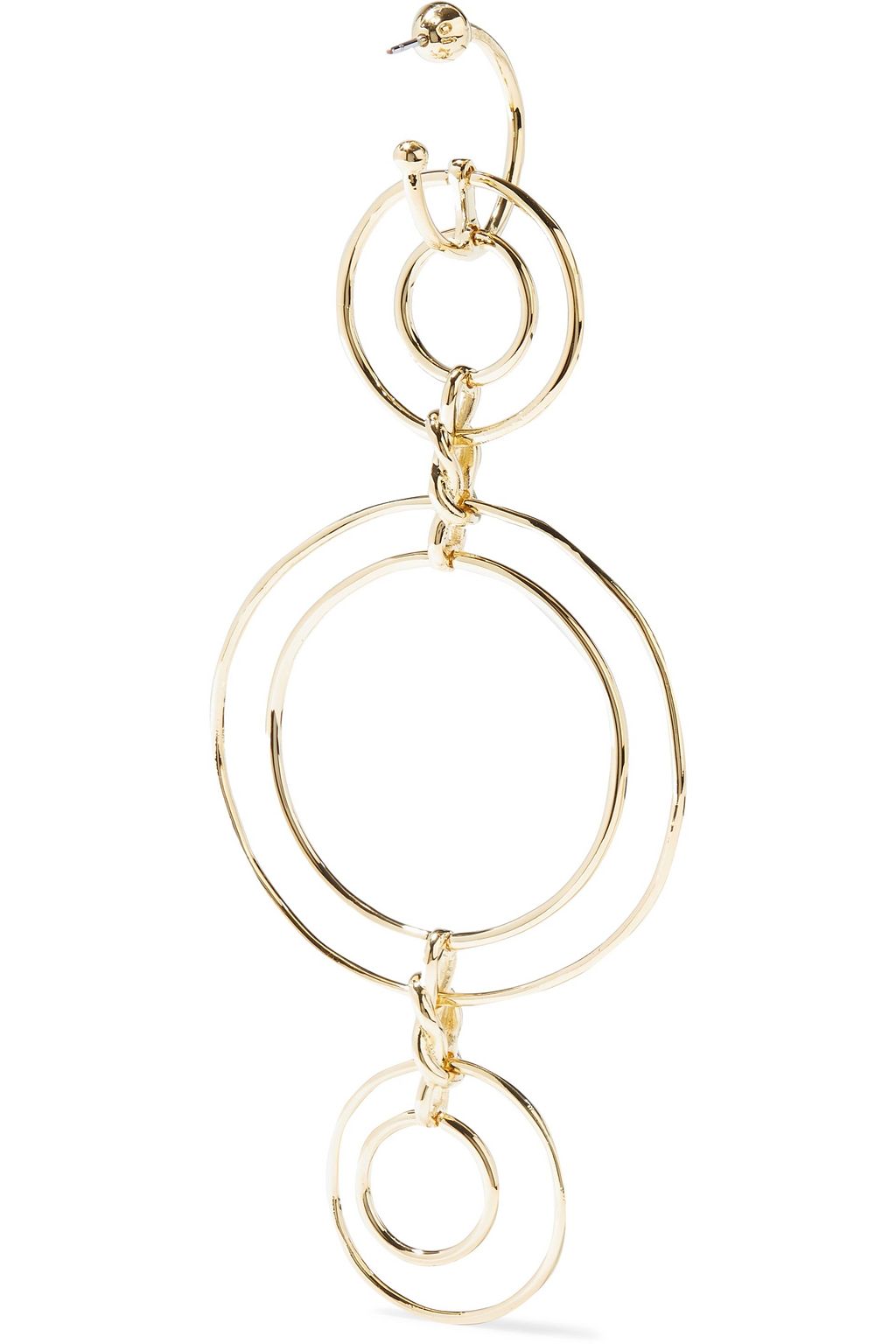 NOIR JEWELRY 14-karat gold-plated earrings