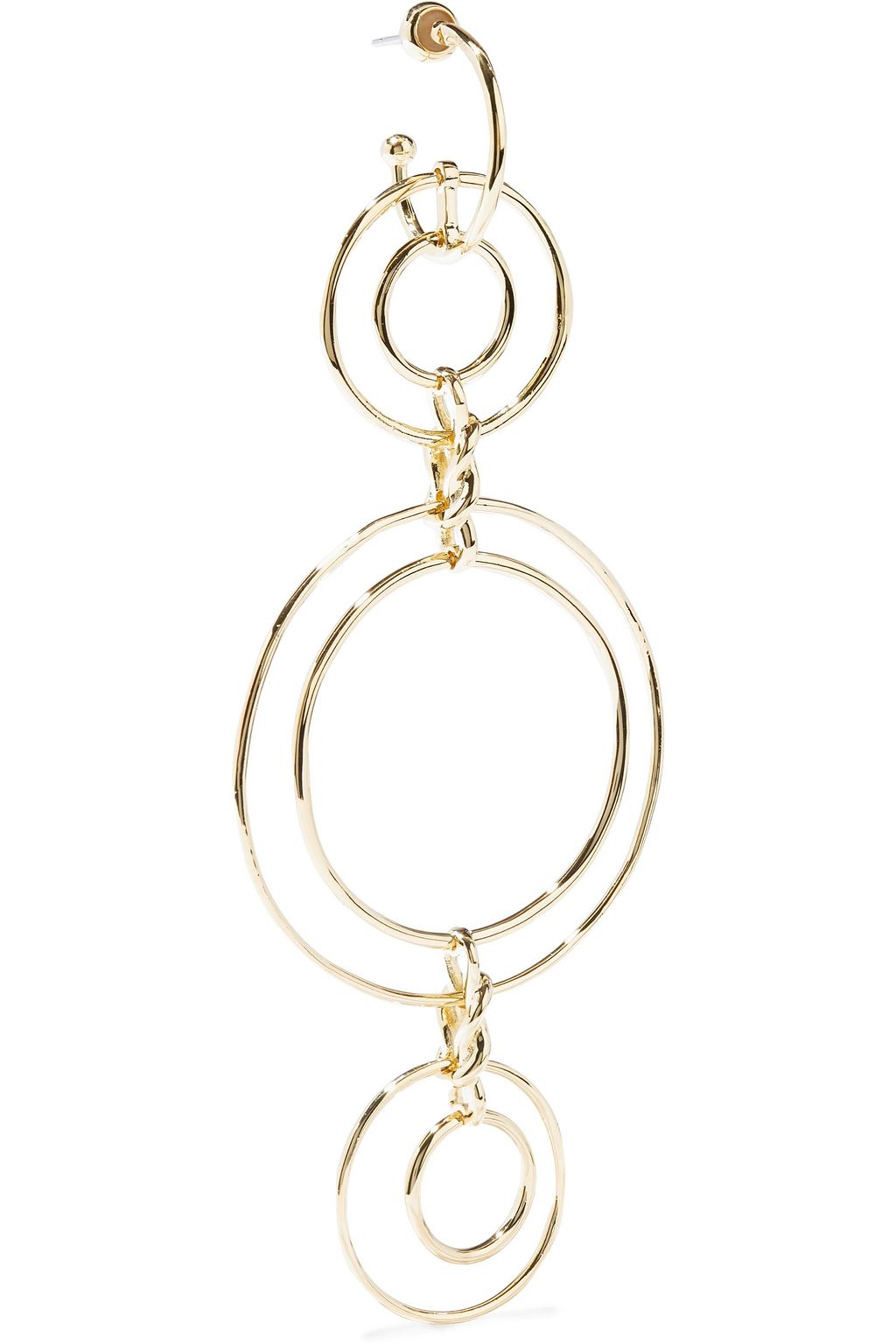 NOIR JEWELRY 14-karat gold-plated earrings