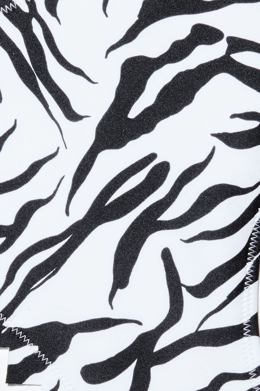 ONIA Astrid laser-cut zebra-print low-rise bikini briefs