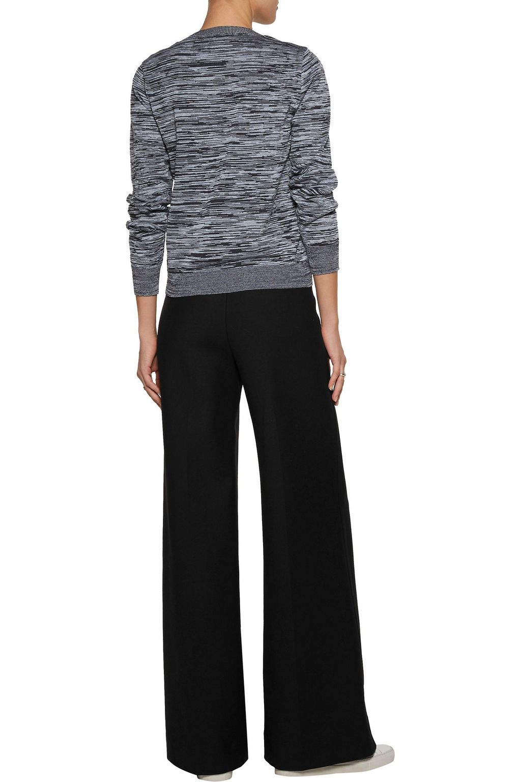 SUNO Marled stretch-knit sweater