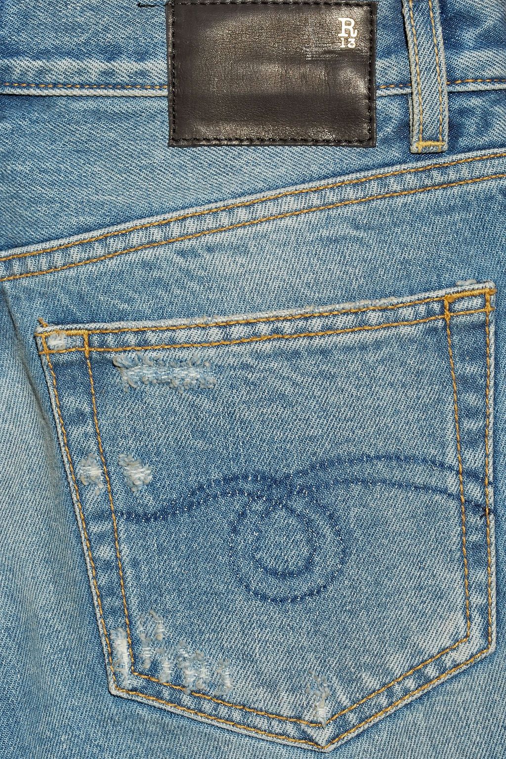 R13 Catherine distressed boyfriend jeans