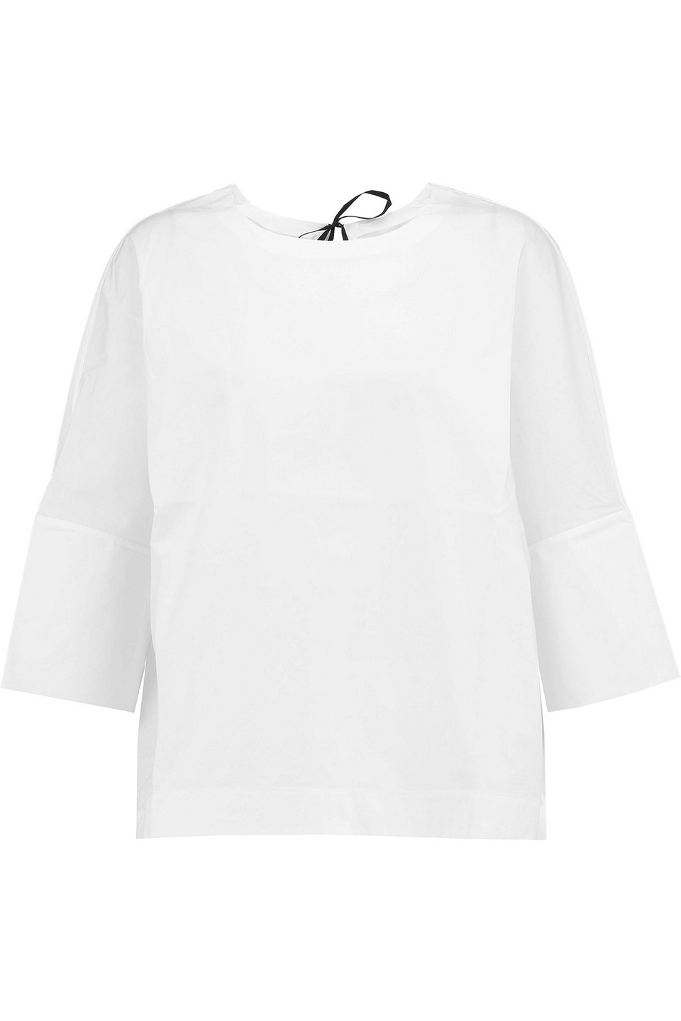 marni - cotton-poplin top - white - it 42