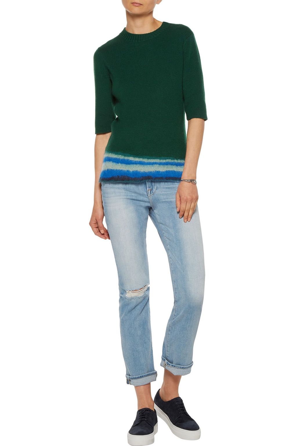 LA LIGNE Cashmere-blend sweater