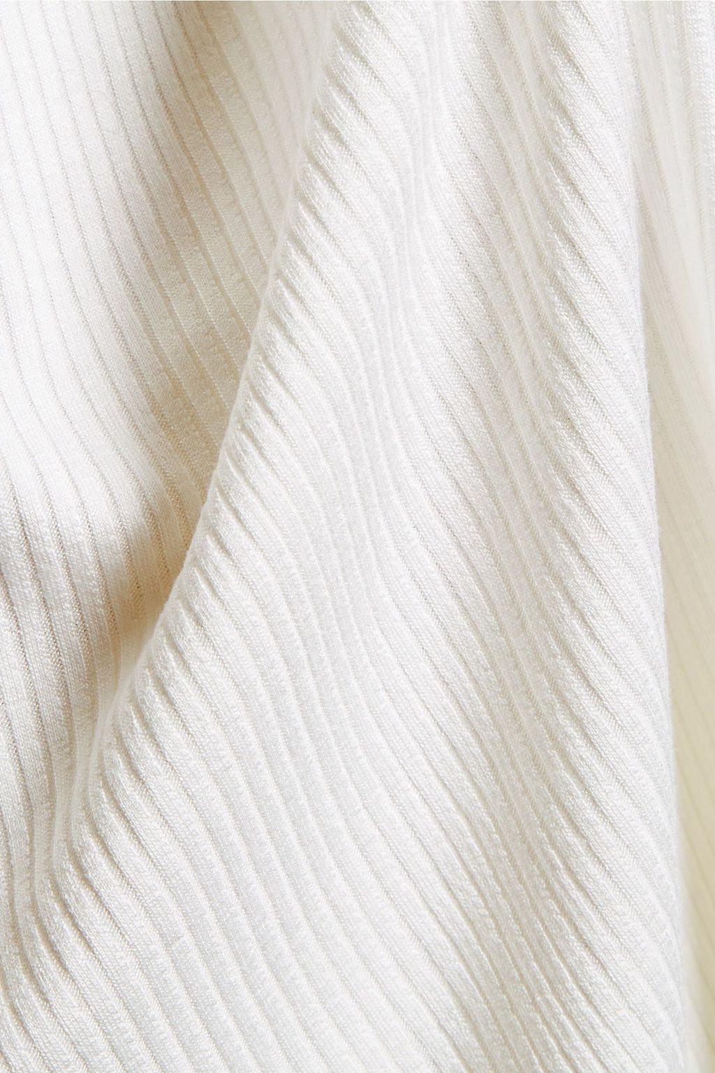 MONROW Ribbed stretch-jersey T-shirt