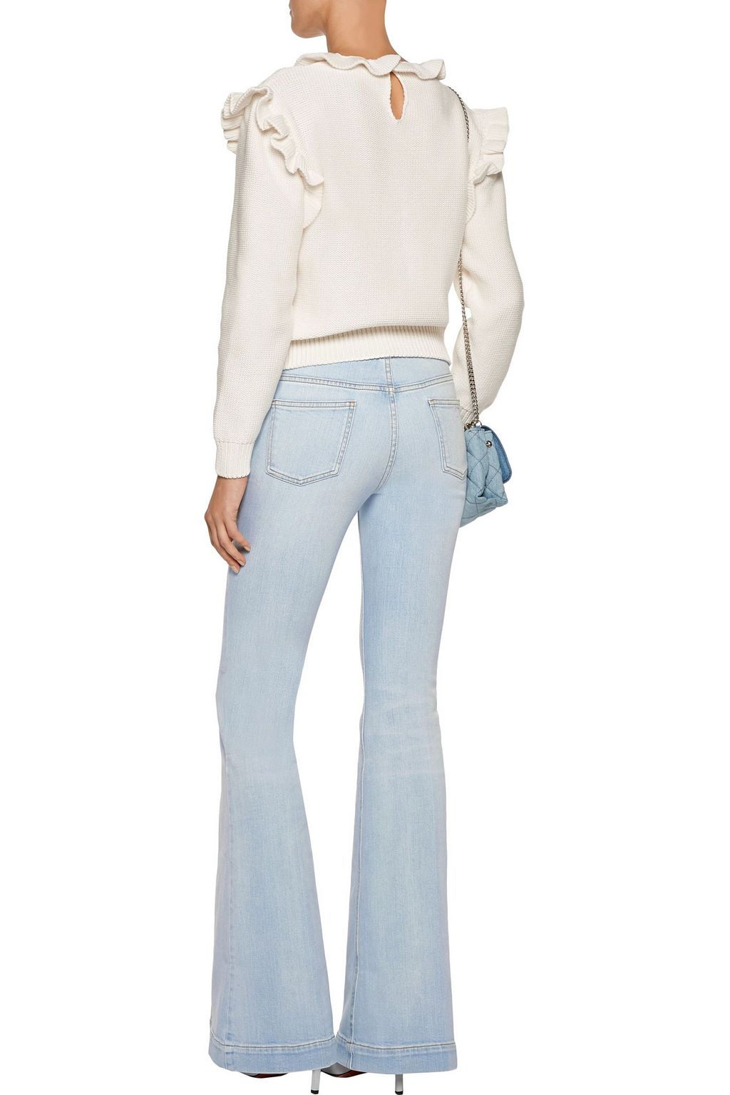 STELLA MCCARTNEY Mid-rise flared jeans