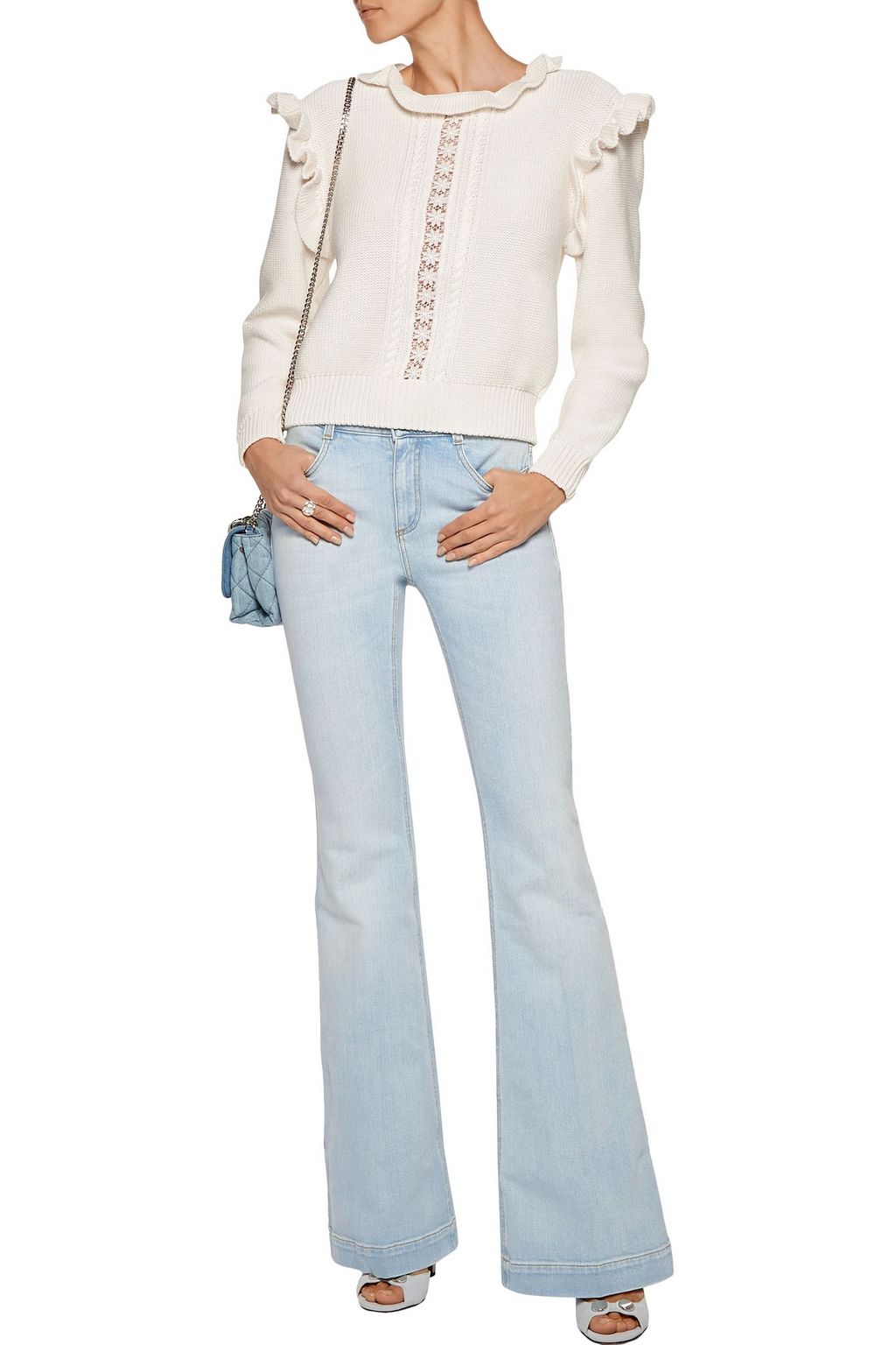 STELLA MCCARTNEY Mid-rise flared jeans