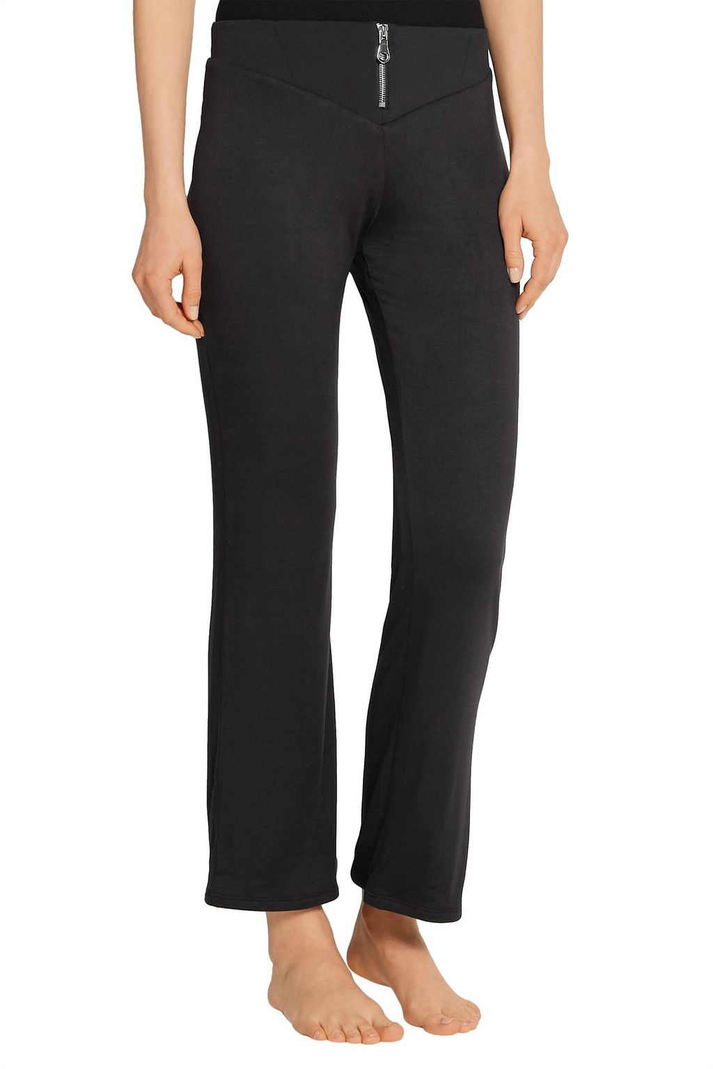 LIVE THE PROCESS Oblique stretch-Supplex® wide-leg pants
