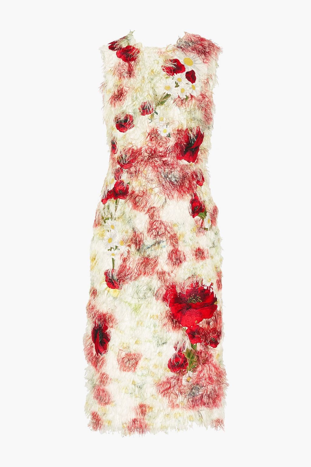 dolce gabbana red floral dress