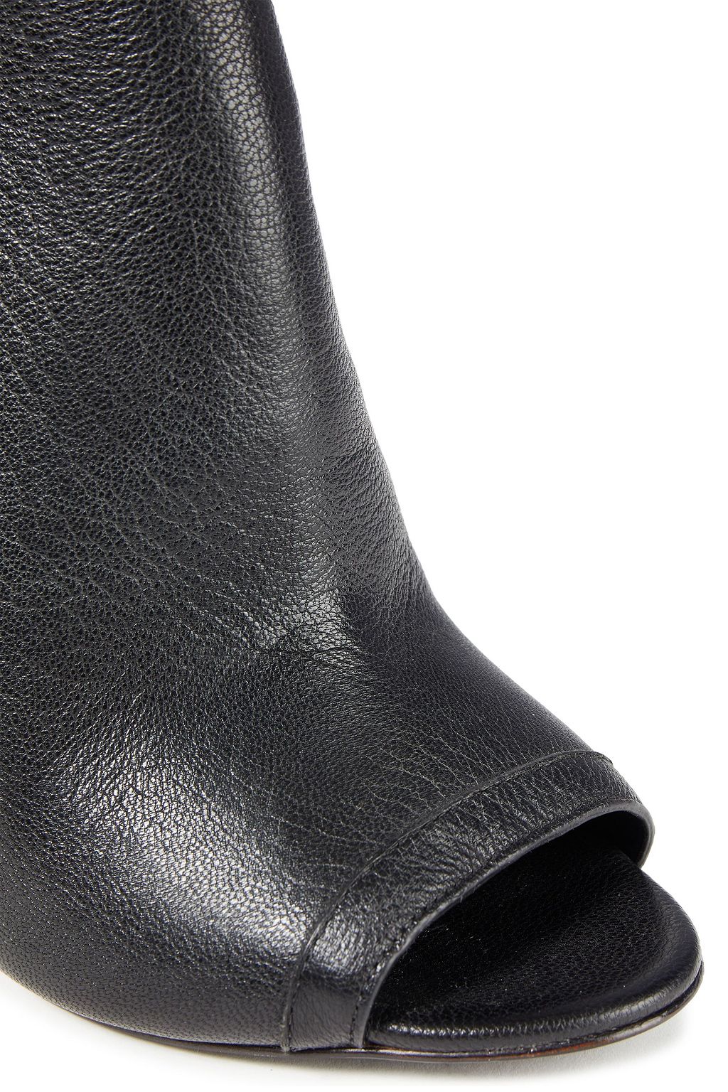 PIERRE BALMAIN Cutout leather ankle boots