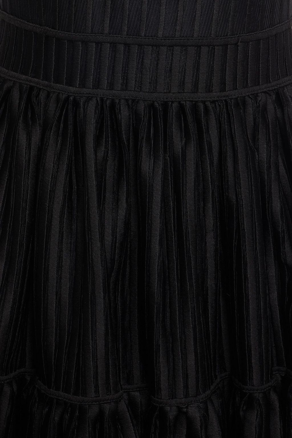 MAJE Tiered embroidered tulle mini dress