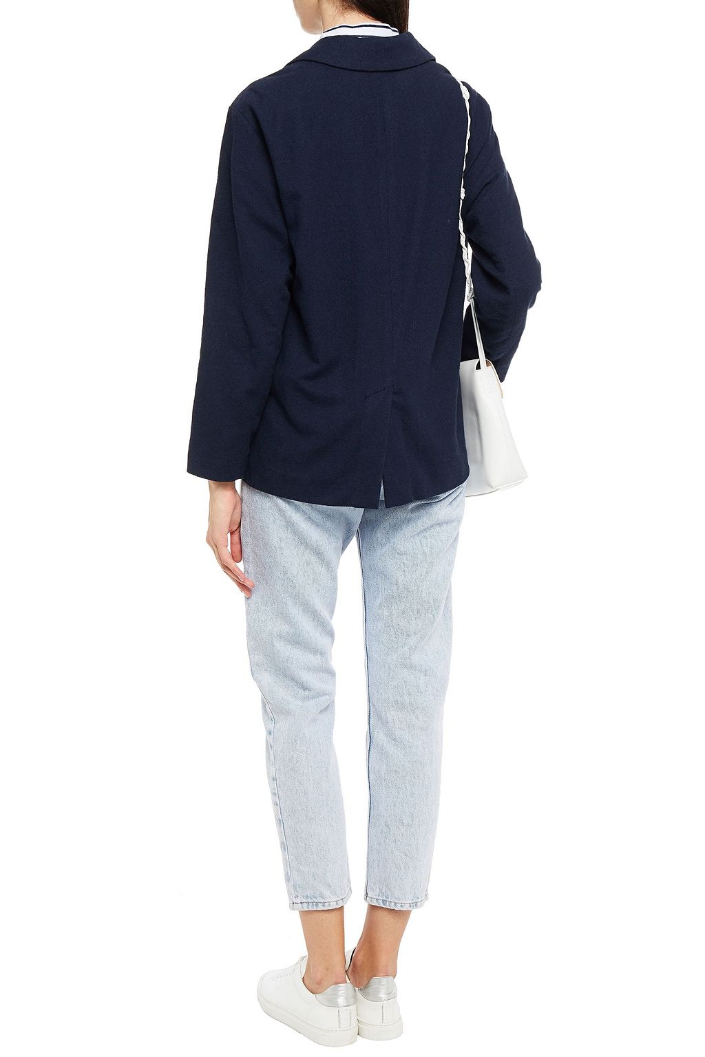 AMERICAN VINTAGE Renatown cotton-blend flannel blazer