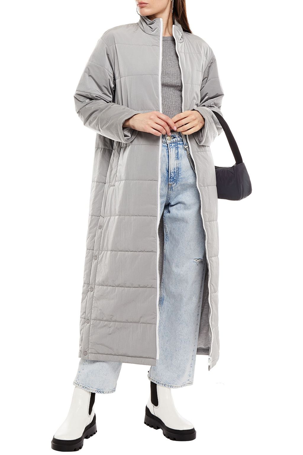 ALEXANDERWANG.T Quilted printed shell coat