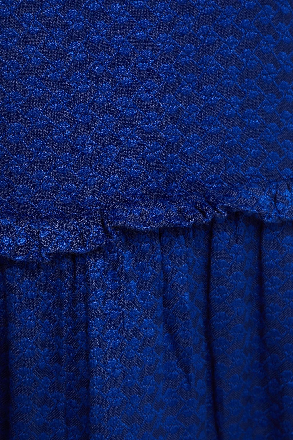 SUMMERY COPENHAGEN Freja gathered jacquard top