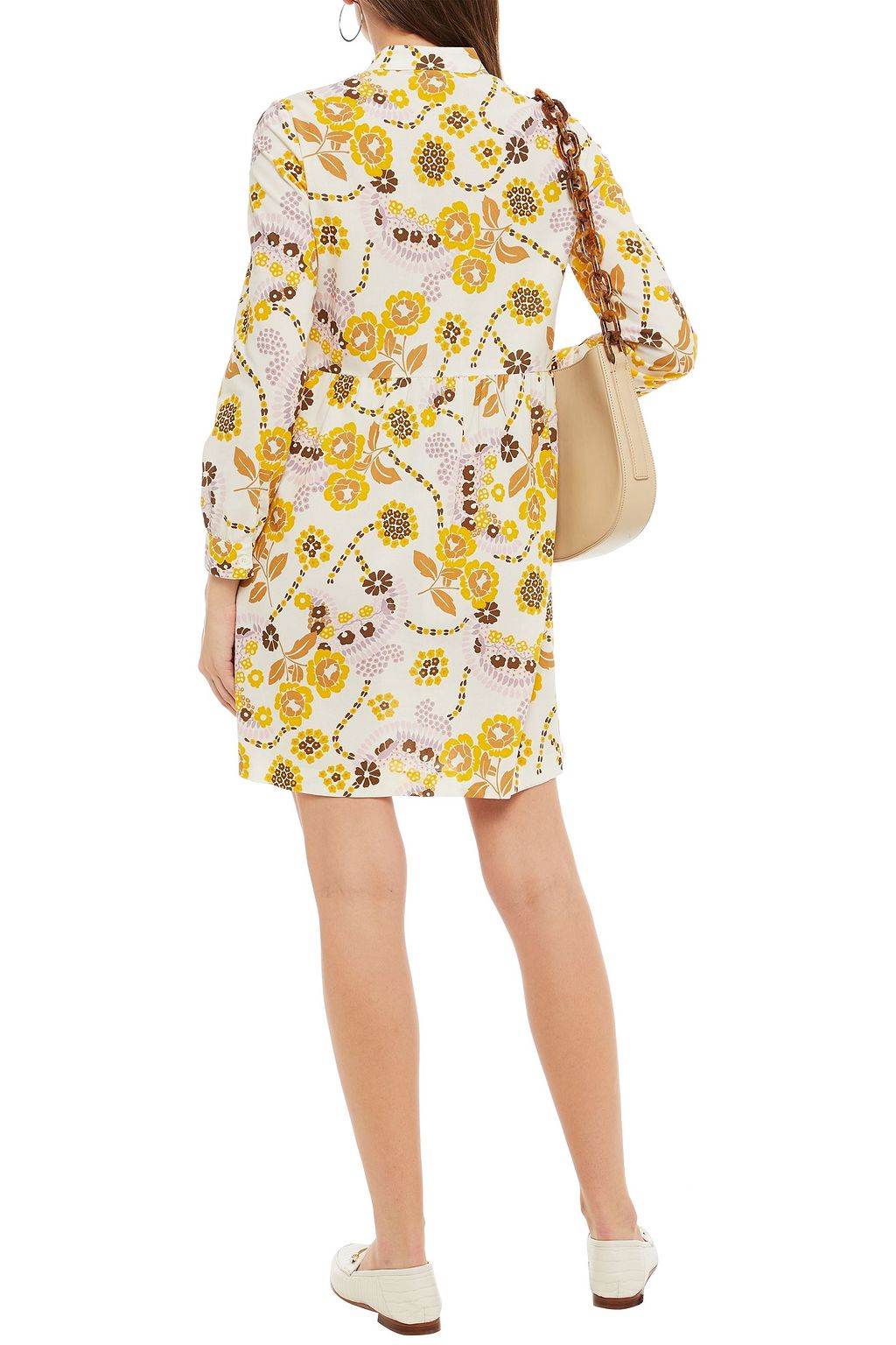 A.P.C. Dina floral-print cotton mini dress