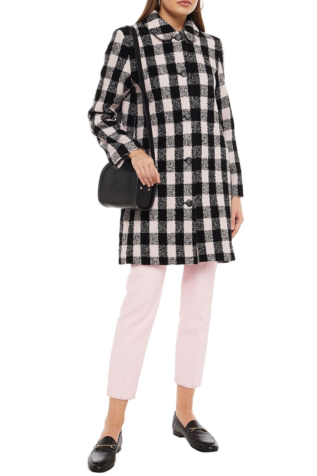 A.P.C. Checked bouclé coat
