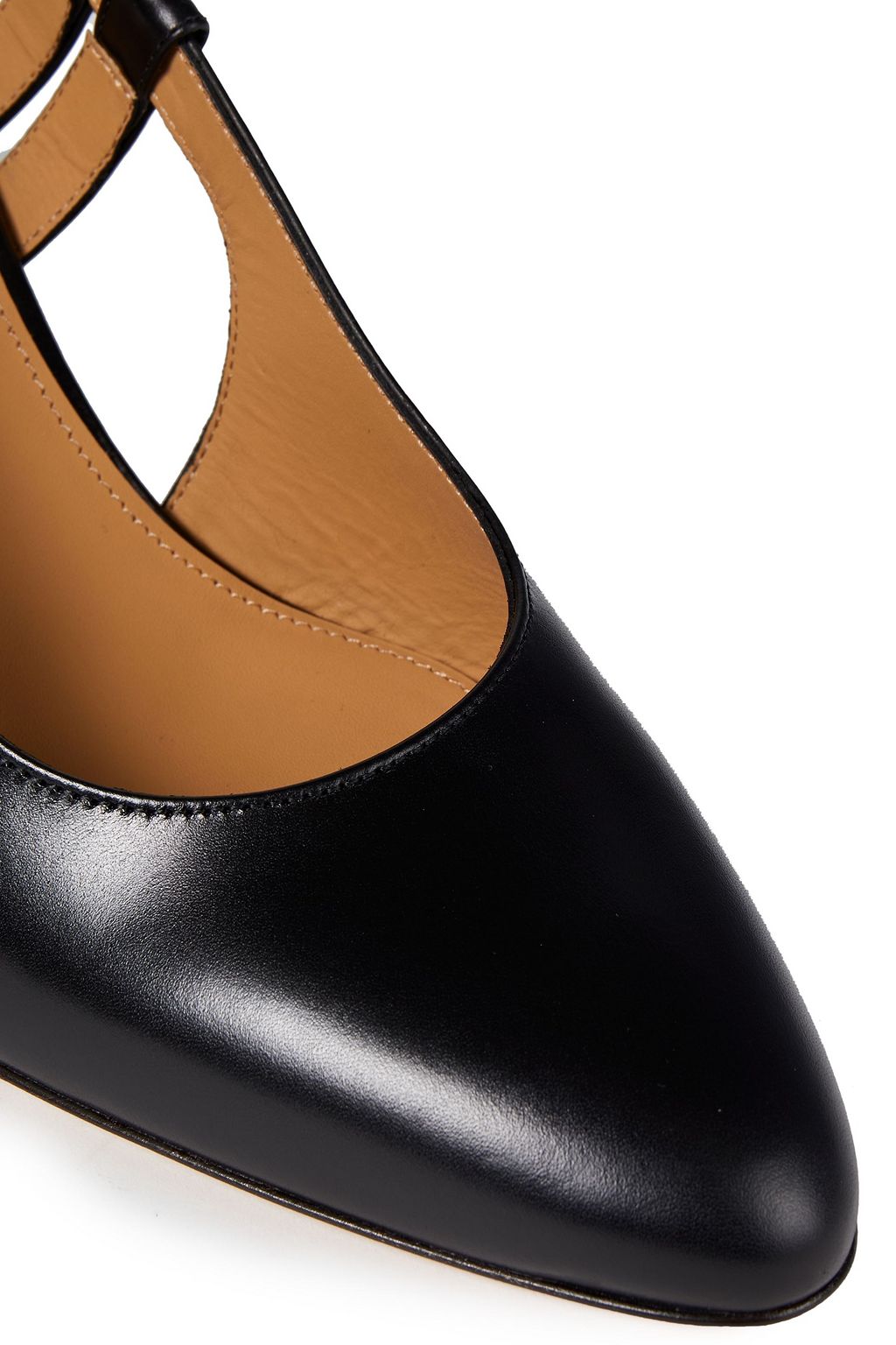 A.P.C. Leather slingback pumps