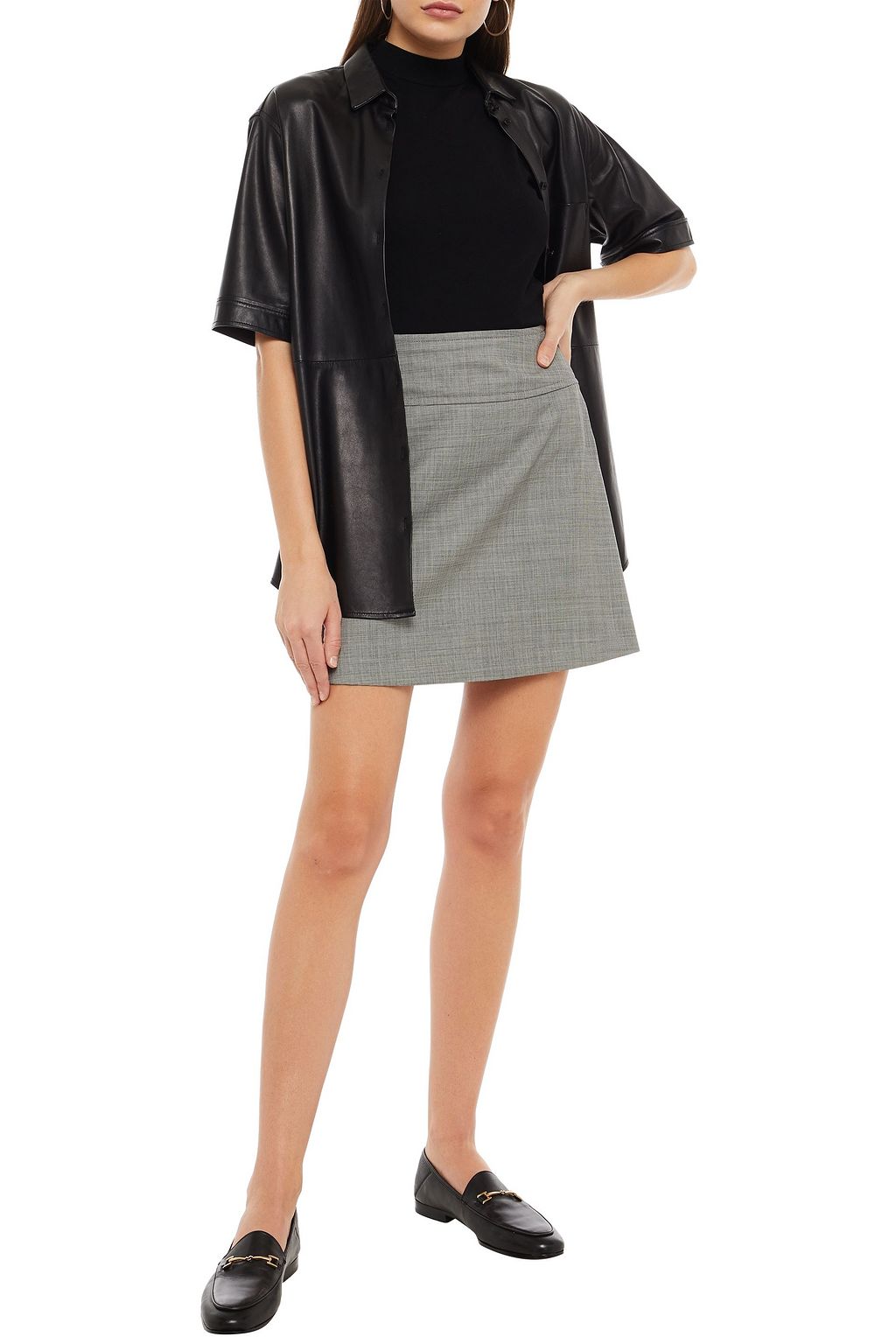A.P.C. Wright wool mini skirt