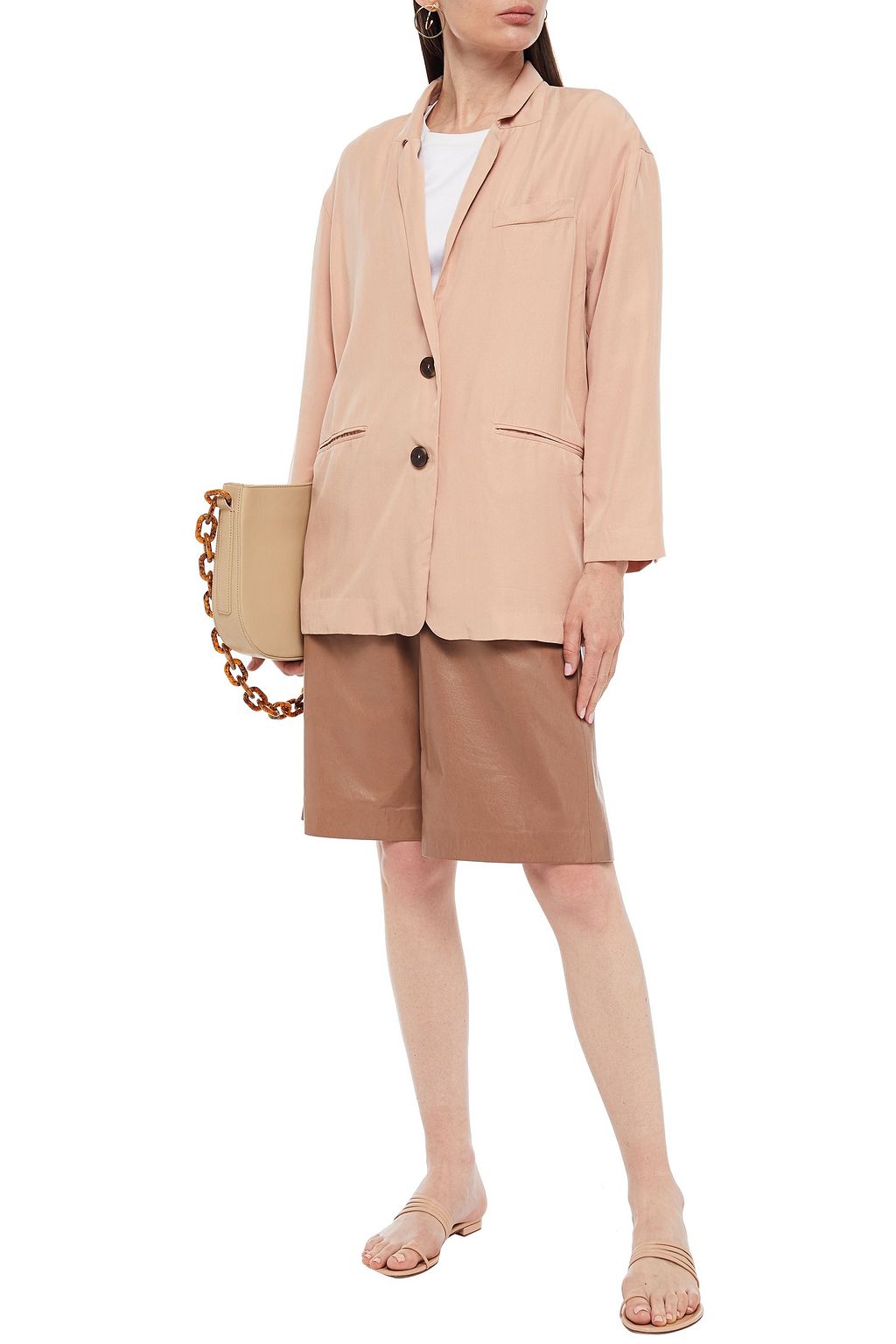 AMERICAN VINTAGE Nalastate Lyocell-twill blazer