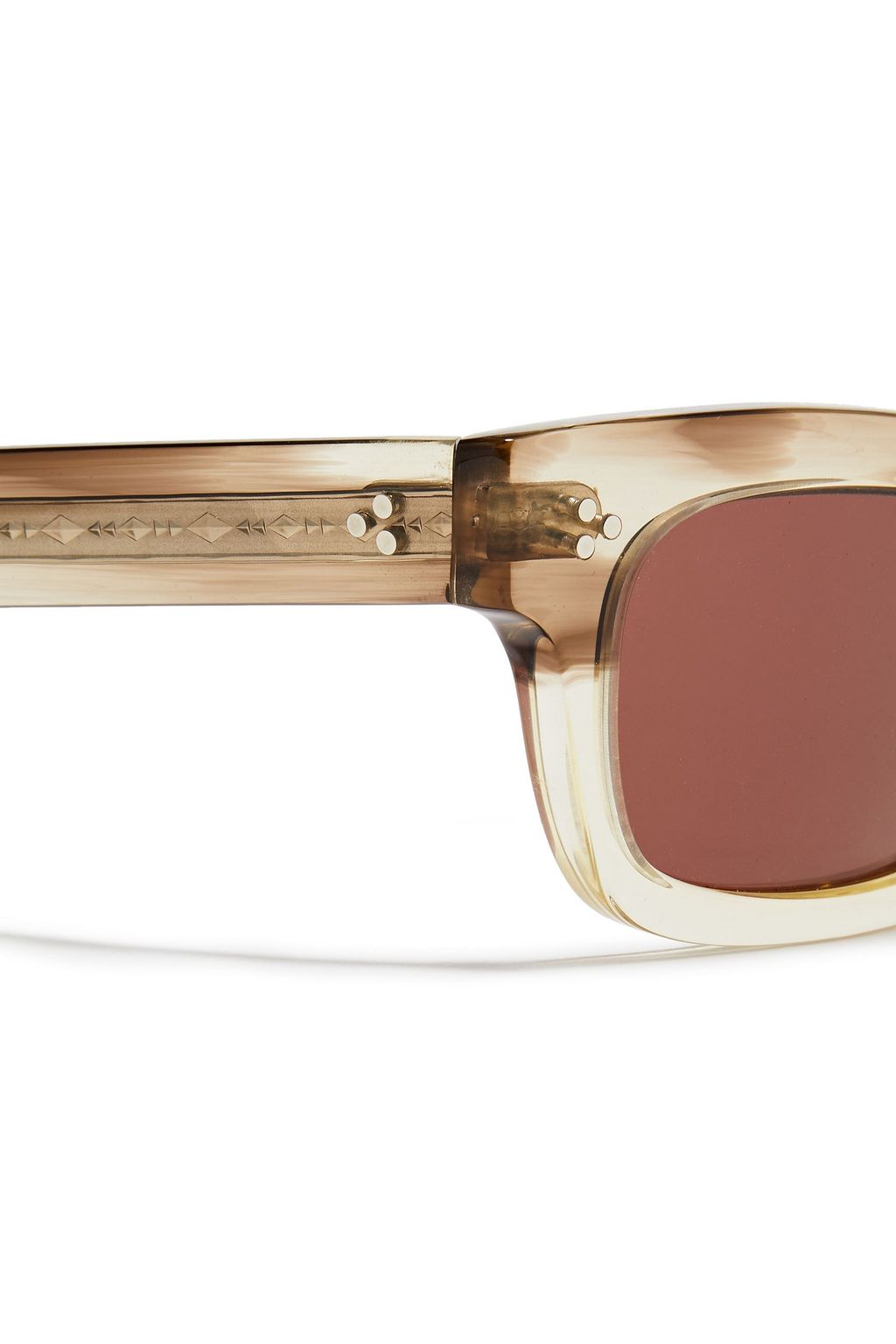 OLIVER PEOPLES Jaye rectangle-frame acetate sunglasses