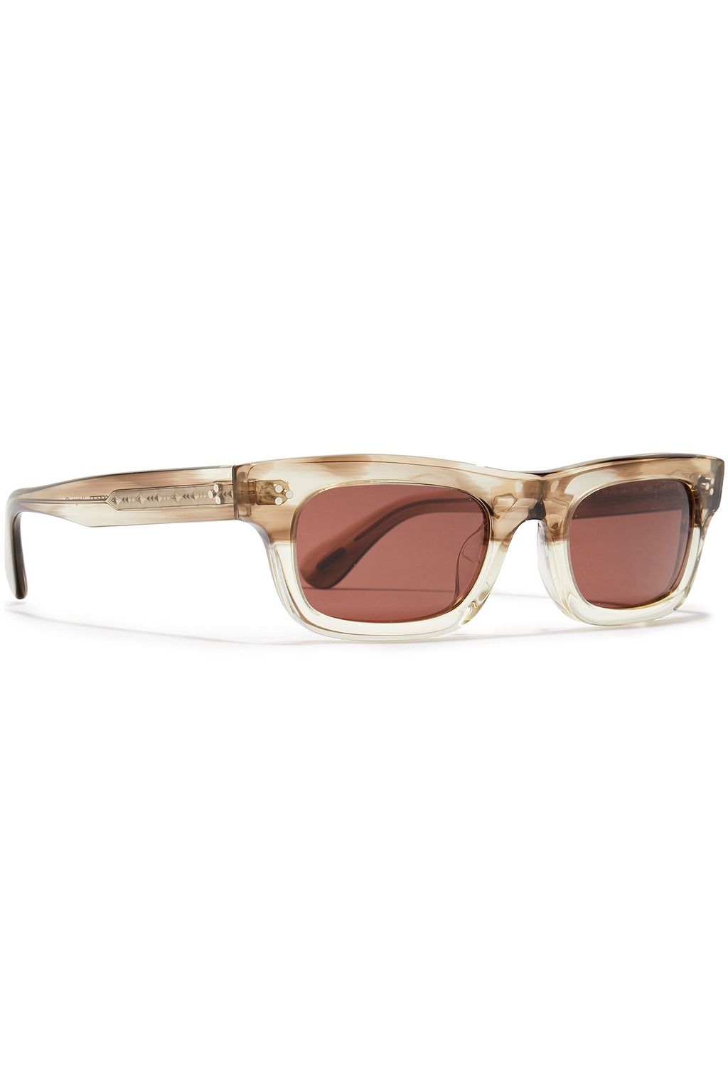 OLIVER PEOPLES Jaye rectangle-frame acetate sunglasses