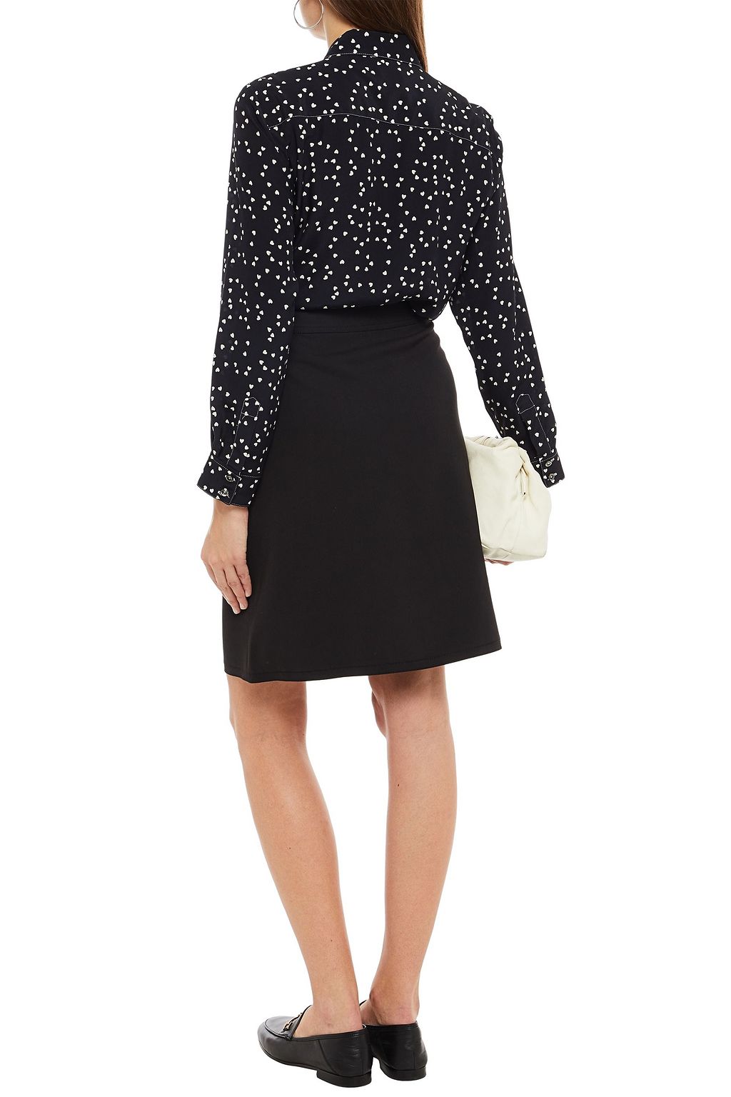 A.P.C. Crepe wrap skirt