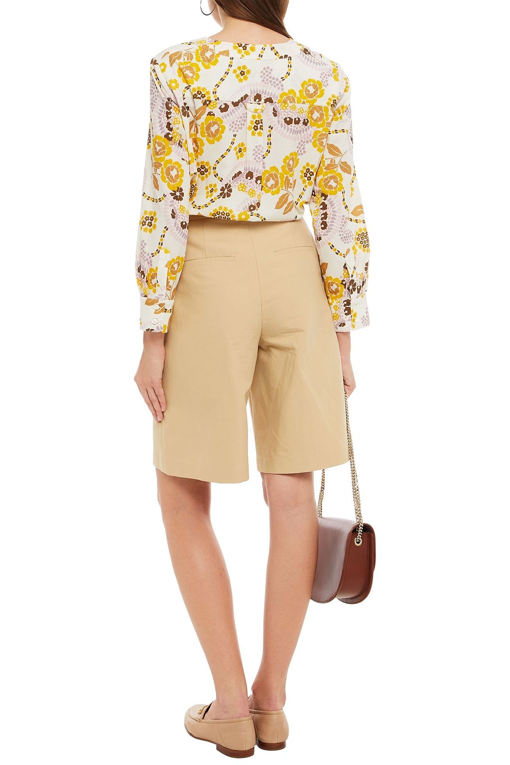 A.P.C. Floral-print cotton blouse