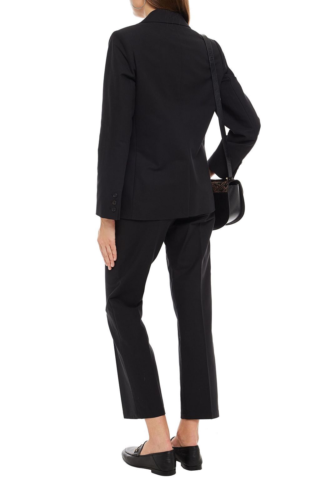 A.P.C. Cropped cotton-blend straight-leg pants