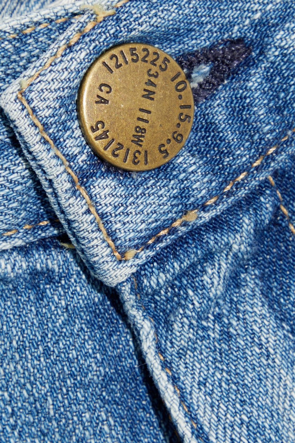 CURRENT/ELLIOTT The Boyfriend cropped distressed boyfriend jeans