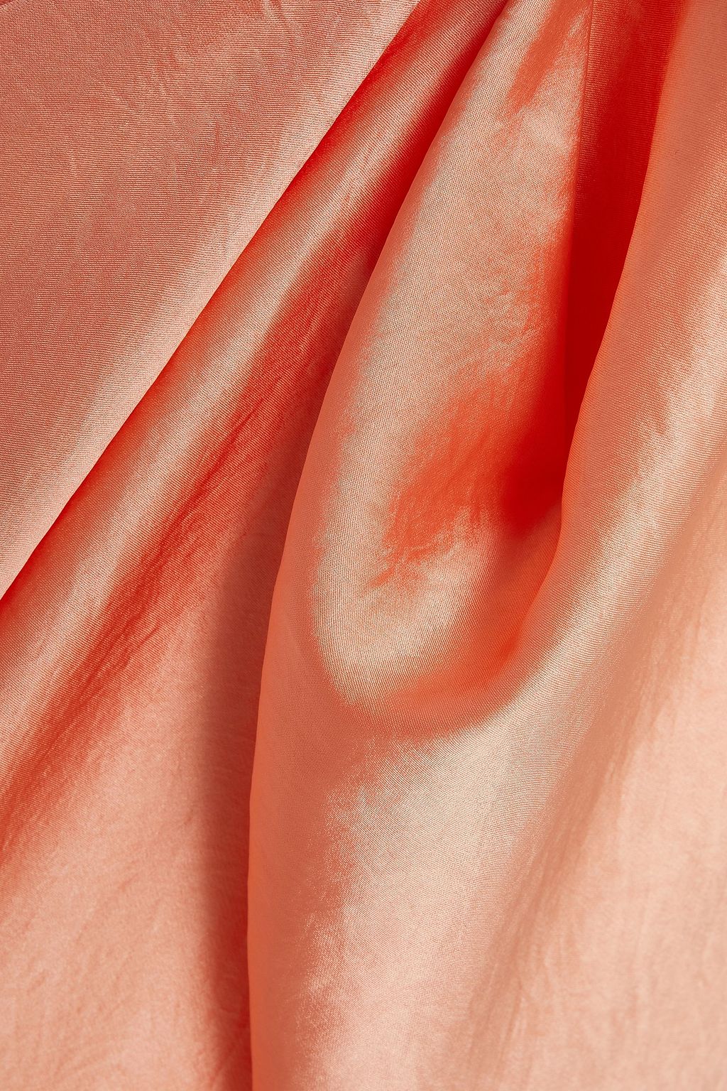 ALEXANDERWANG.T Crinkled-satin slip dress