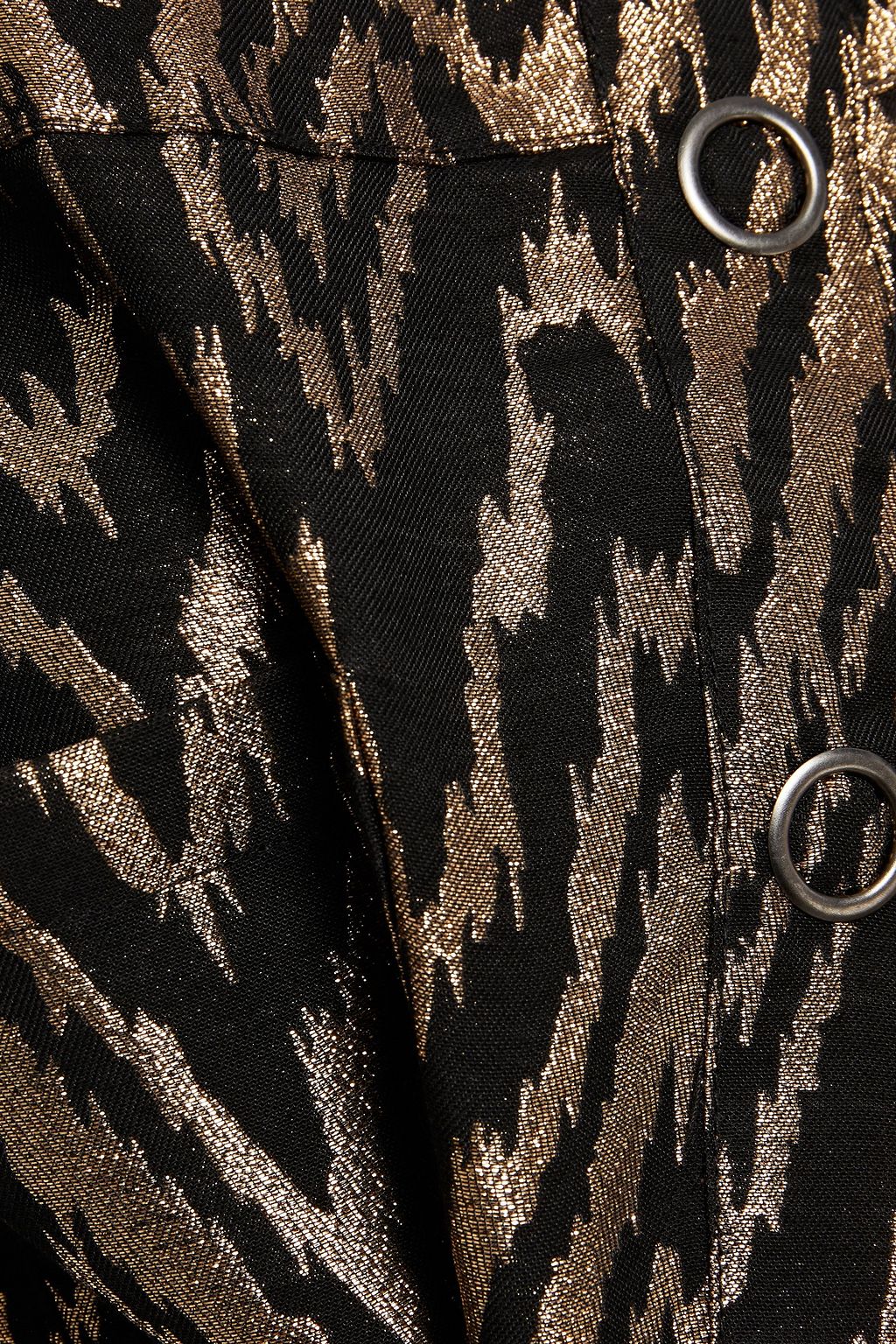 SUMMERY COPENHAGEN Lona metallic jacquard blouse