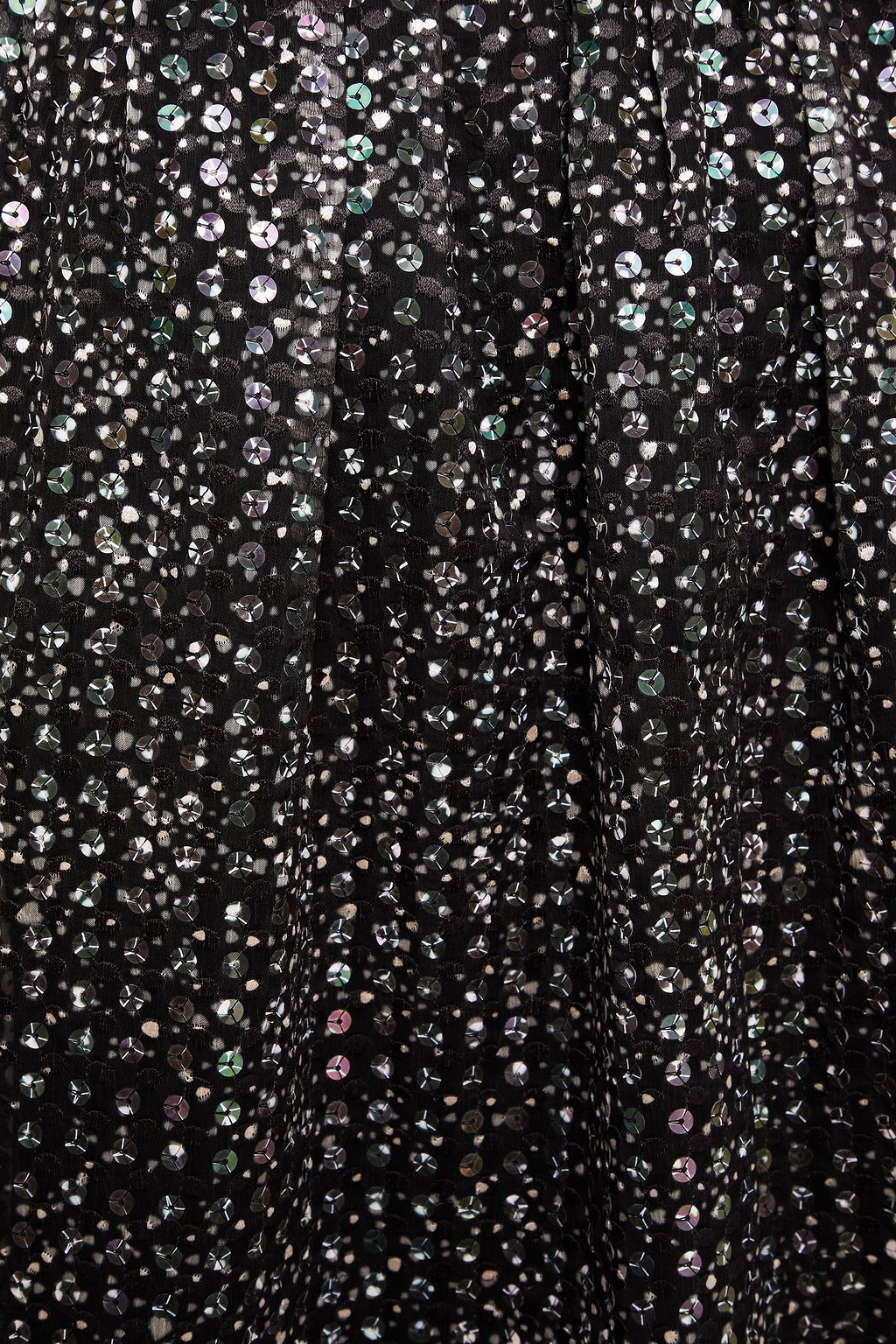 MAJE Embellished organza blouse