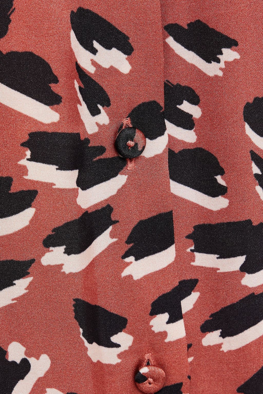 PIAZZA SEMPIONE Printed satin shirt