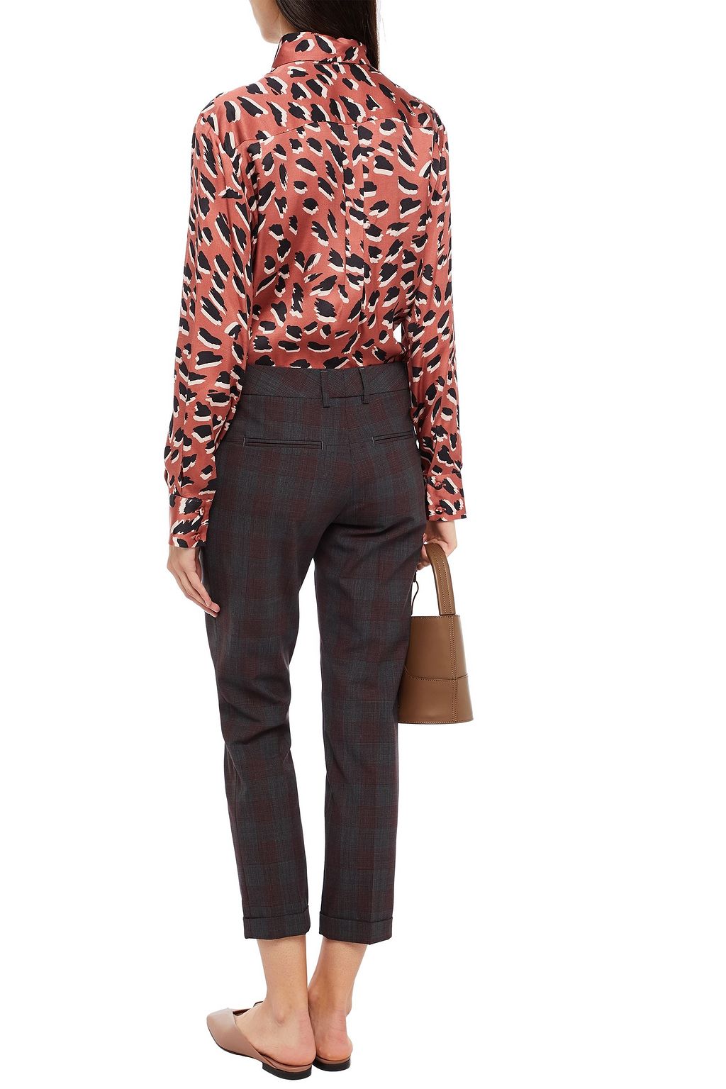PIAZZA SEMPIONE Printed satin shirt