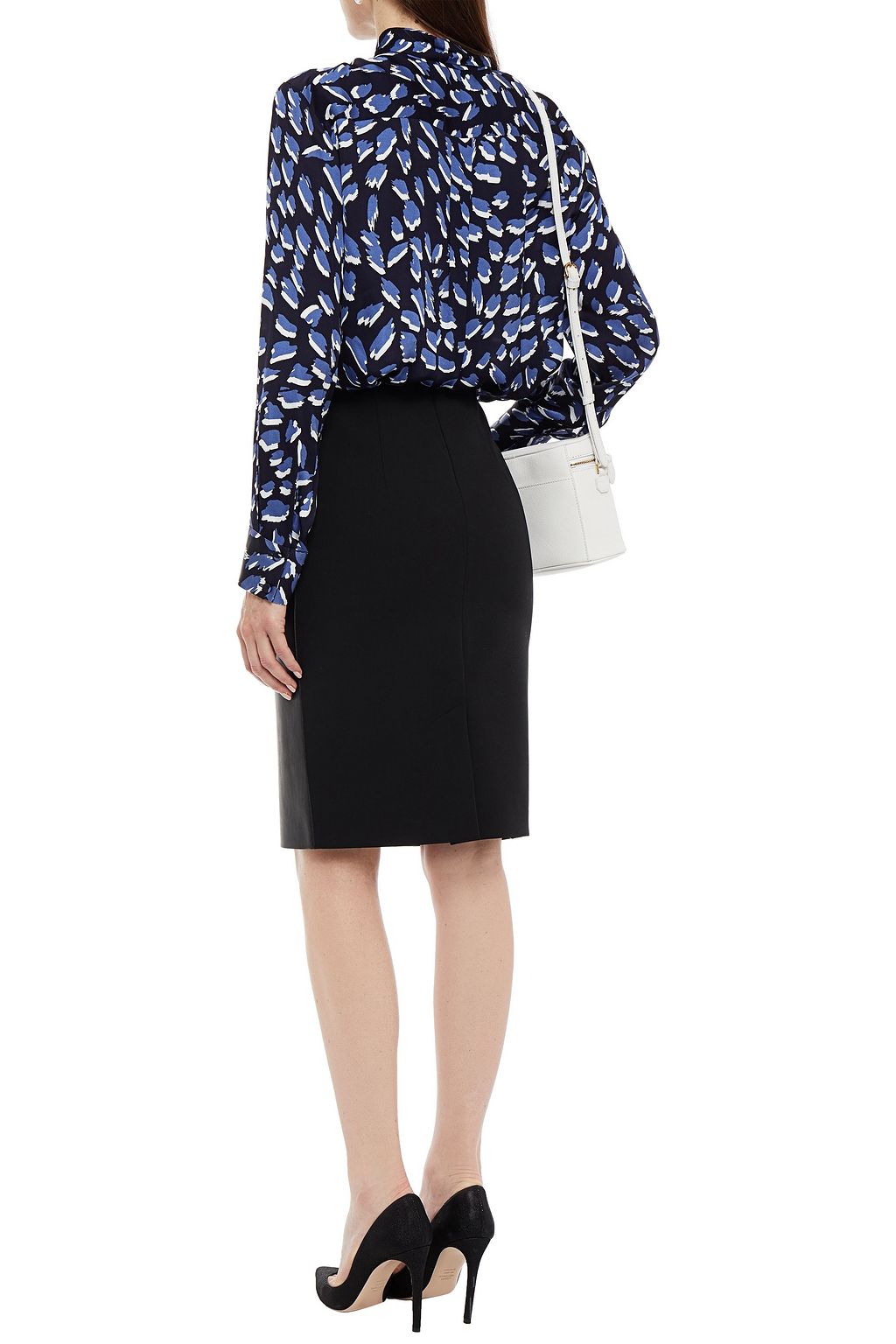 PIAZZA SEMPIONE Printed satin shirt